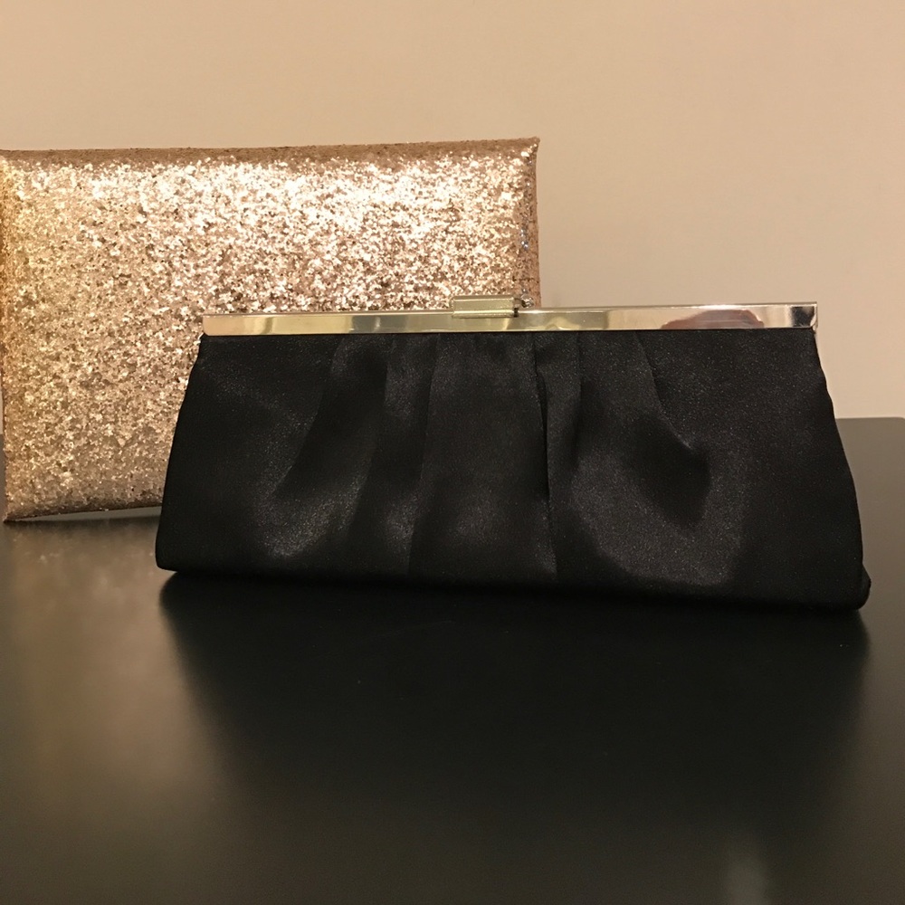 Satin clutch