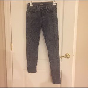❌❌SOLD❌❌True Religion acid washed moto skinny