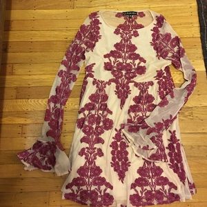 For Love and Lemons Embroidered Dress
