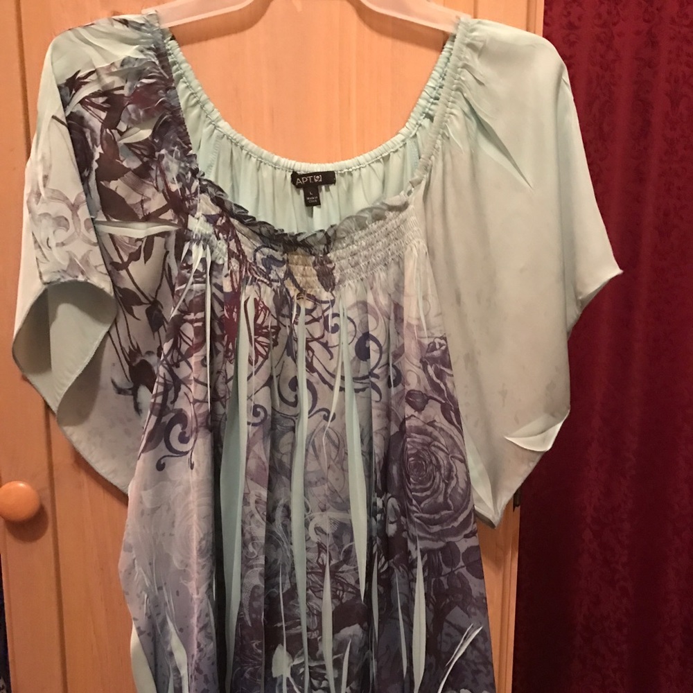 Large Maurice's dress silk shirt