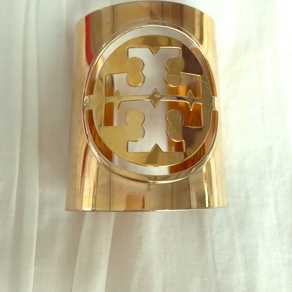 Tory Burch gold logo cuff