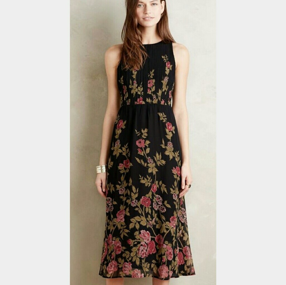 Anthropologie terrace midi dress
