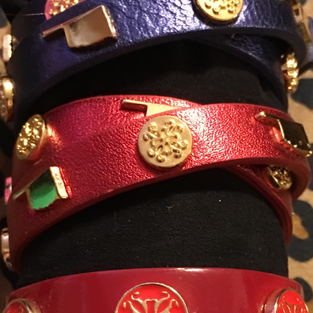 Rustic cuff Double Meagan Oklahoma metallic