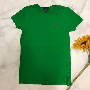 ☘️Green Ralph Lauren t shirt☘️