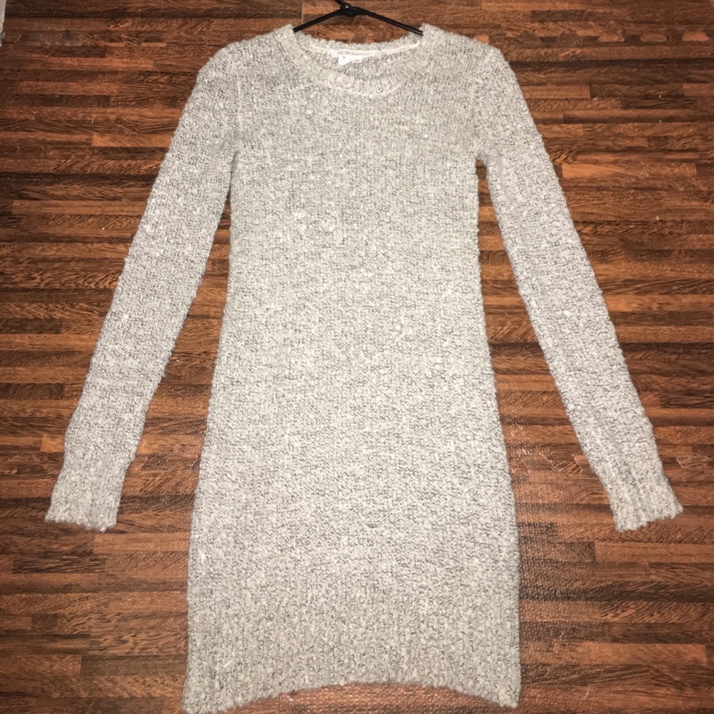 BCBG Light Grey Sweater Dress