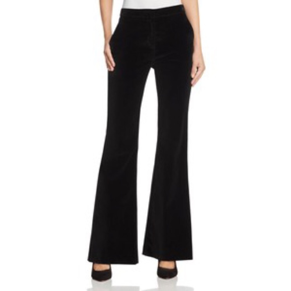 Theory Stretch Velvet Flare Pants