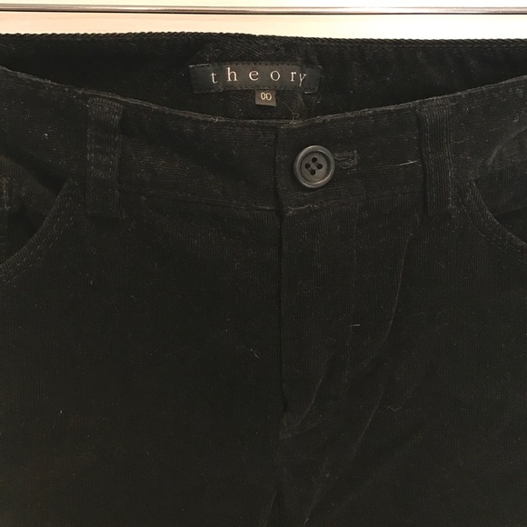 Theory Stretch Velvet Flare Pants - Picture 3 of 3