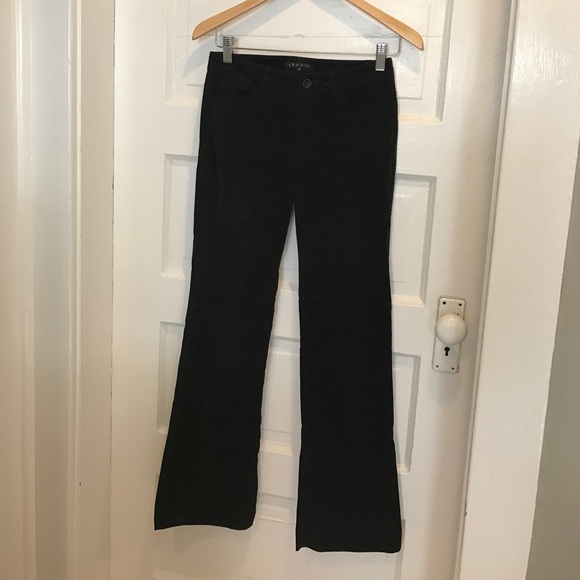 Theory Stretch Velvet Flare Pants - Picture 2 of 3