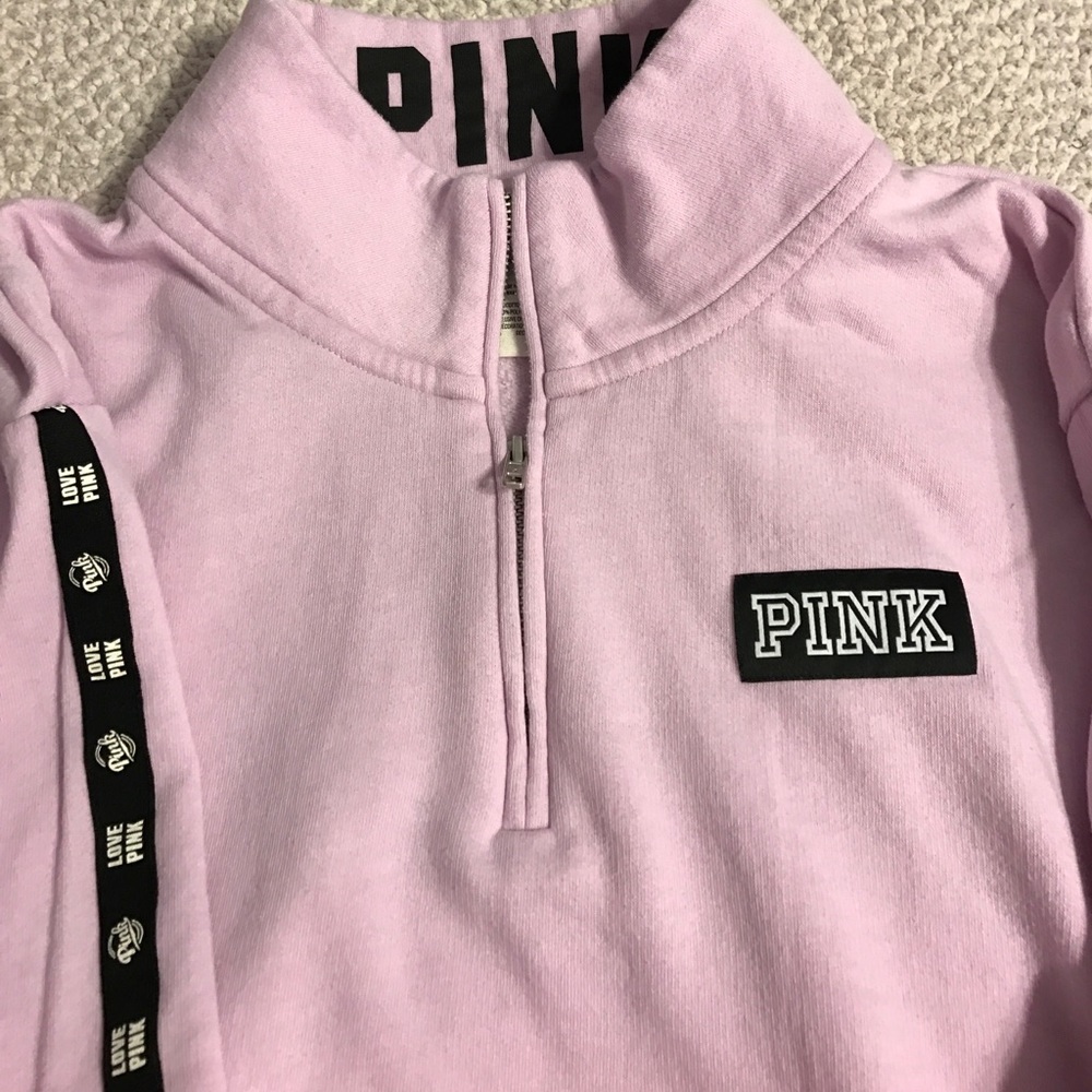 Pink 1/2 zip gently used