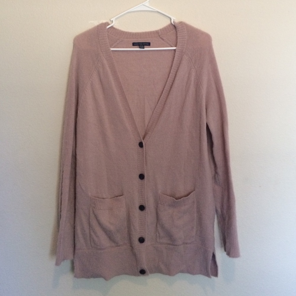 AEO Ahh-mazingly Soft Pink Cardigan