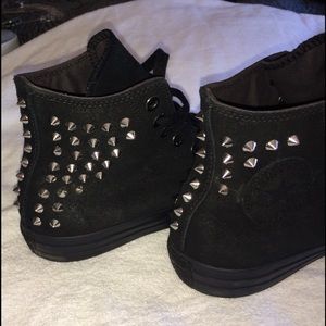 Chuck Taylor spiked hi top sneakers