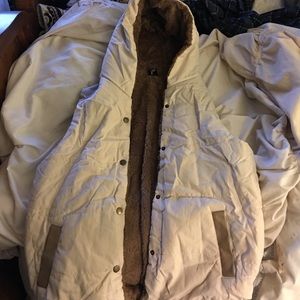 XXL hooded vest! Runs small so more a medium