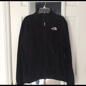 Black Fluffy NorthFace