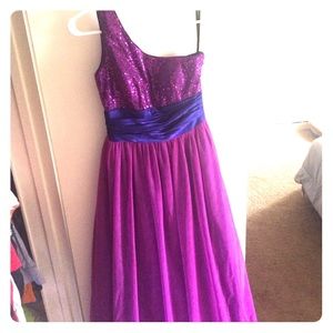 Floor length prom dress