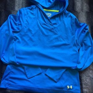 Blue underarmour hoodie