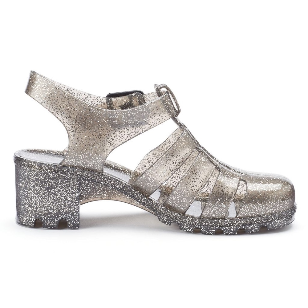 NWOT Platform Jelly Shoes