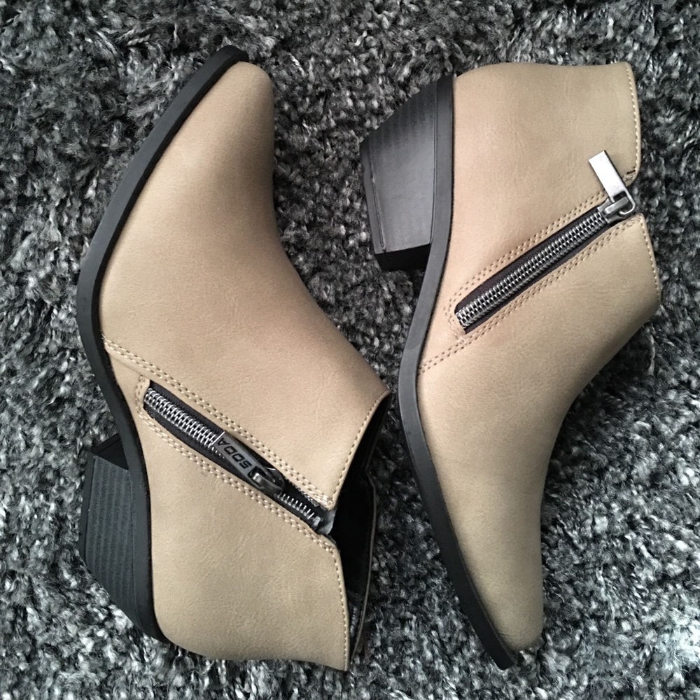 Taupe Booties