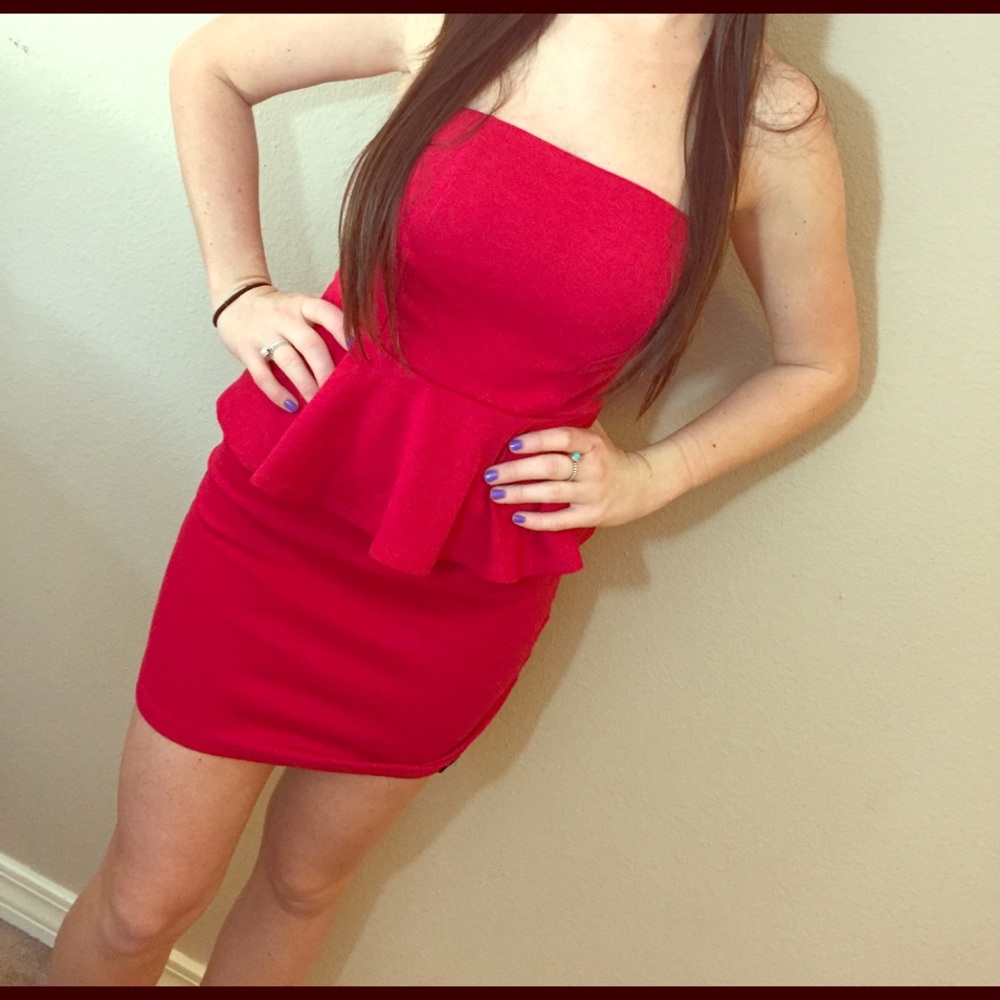 Fifth Harmony small red 'club' dress