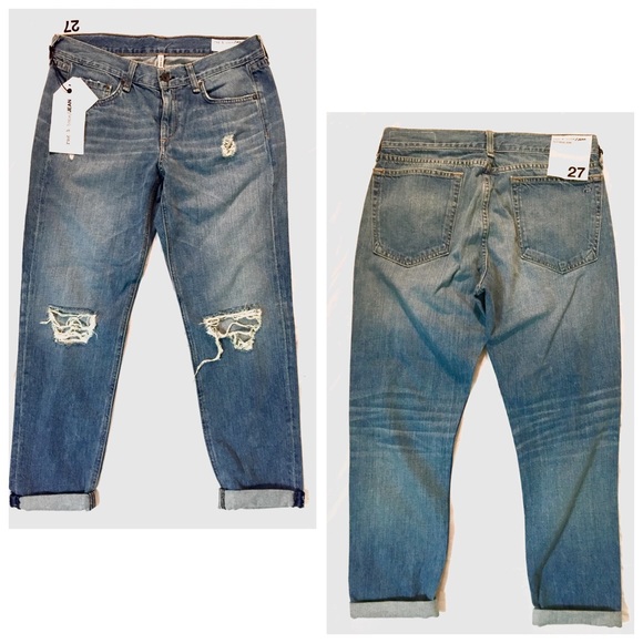 R&B Distressed Boyfriend Jeans - Picture 6 of 6