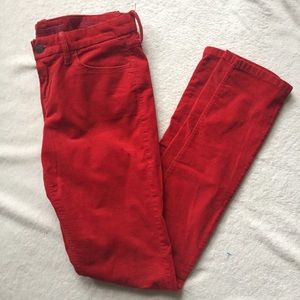 Banana Republic Pants - banana republic red skinny cords size 4/27 Banana Republic Pants - banana republic red skinny cords size 4/27