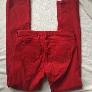Banana Republic Pants - banana republic red skinny cords size 4/27 Banana Republic Pants - banana republic red skinny cords size 4/27