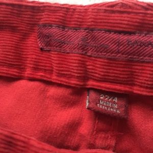Banana Republic Pants - banana republic red skinny cords size 4/27 Banana Republic Pants - banana republic red skinny cords size 4/27