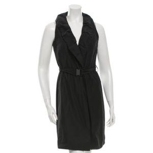 Akris Punto trench faux wrap dress