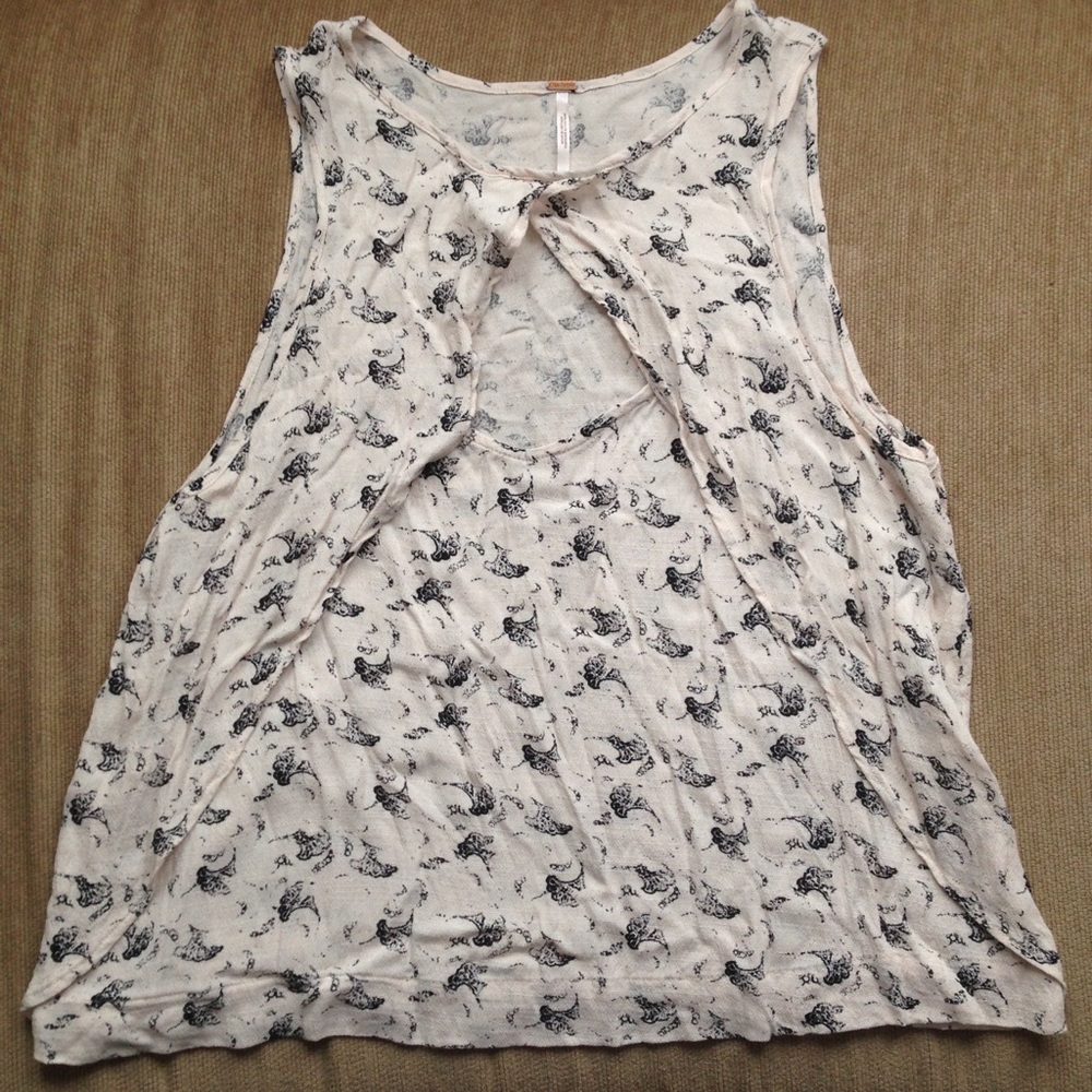 Free People Keyhole Swing Tank Sz L