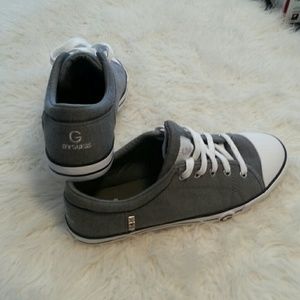 NWOT, G by GUESS, gray sneakers