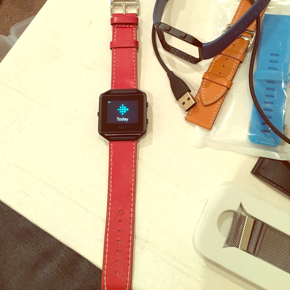 Fitbit blaze like new,used 3-4 months