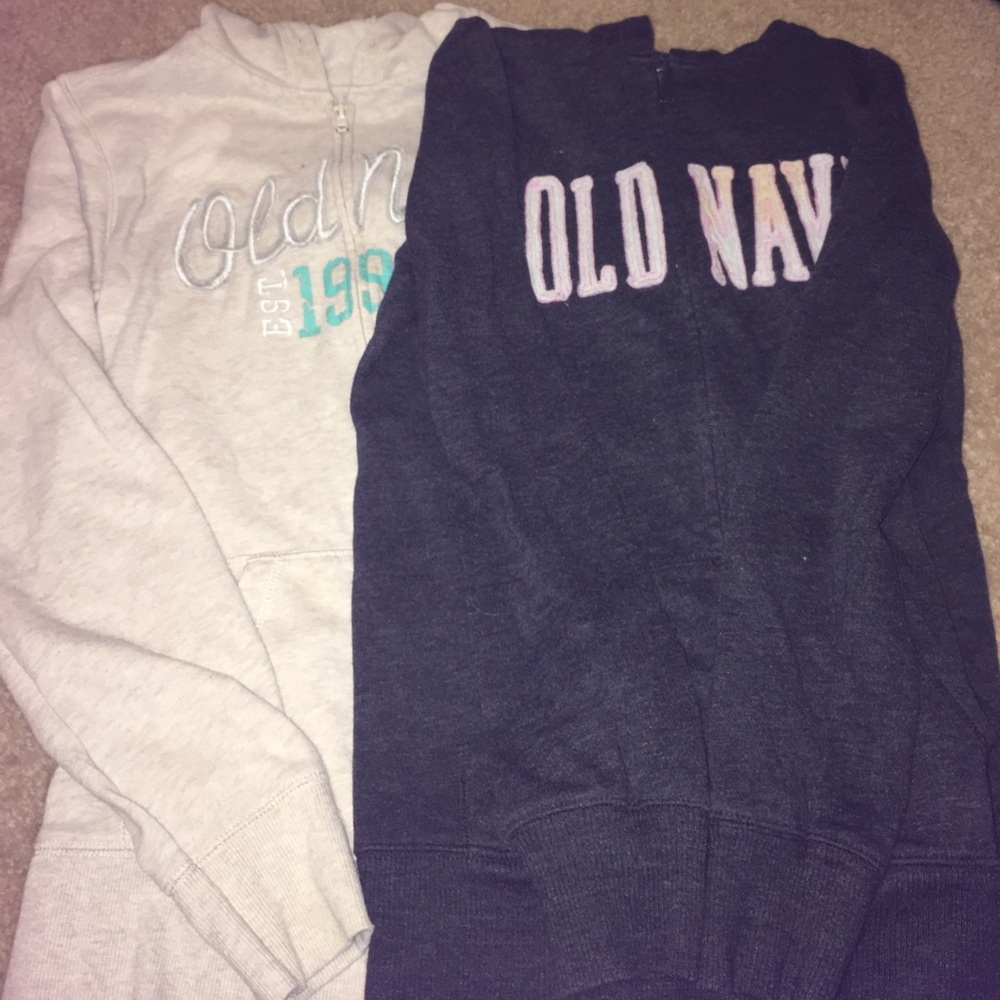 Pair of Old Navy hoodies