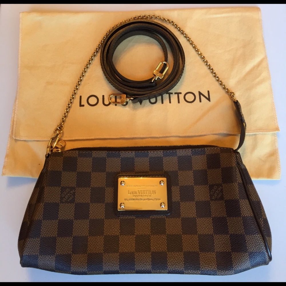 ❌SOLD❌ Louis Vuitton Eva Damier Canvas Clutch