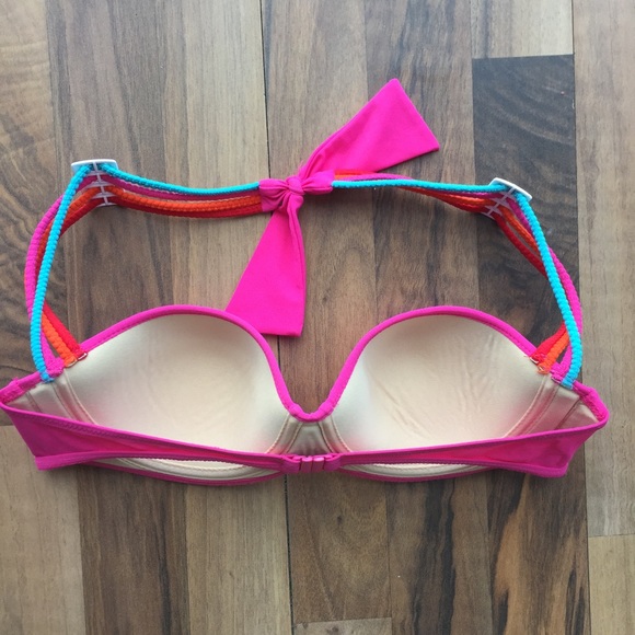 Vintage style neon bikini top - Picture 3 of 3