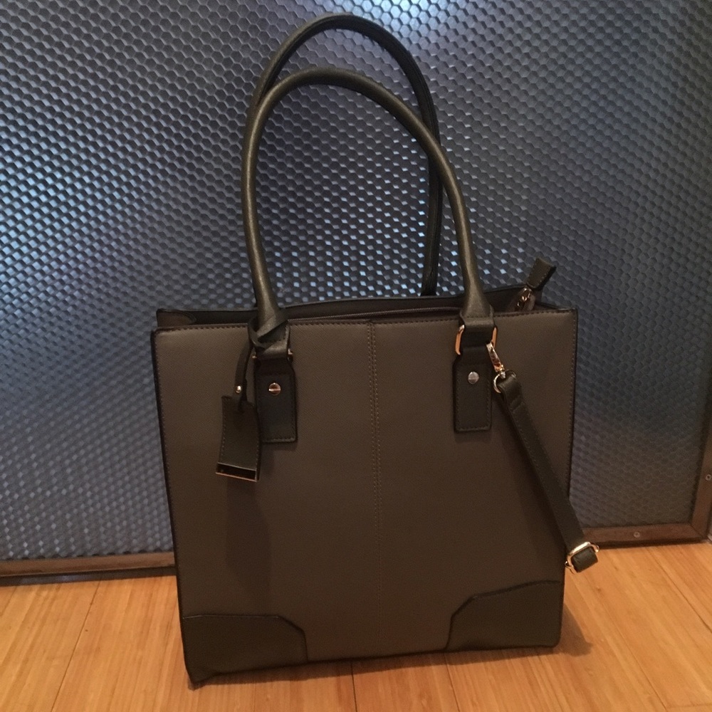 Army Green and Taupe Call it Spring Mapleton Tote