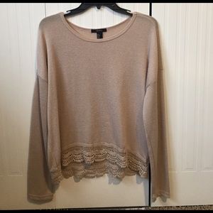 Tan sweater, large