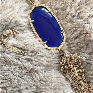 Kendra Scott Rayne Stone Tassel Pendant Necklace