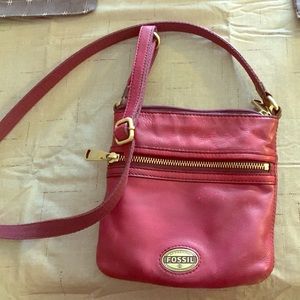 Fossil Crossbody Red