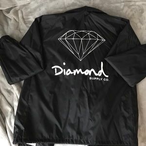 Women's diamond supplyCo. wind breaker Small