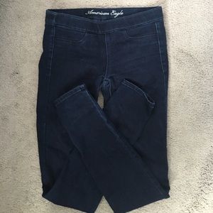 American eagle dark color jeggings