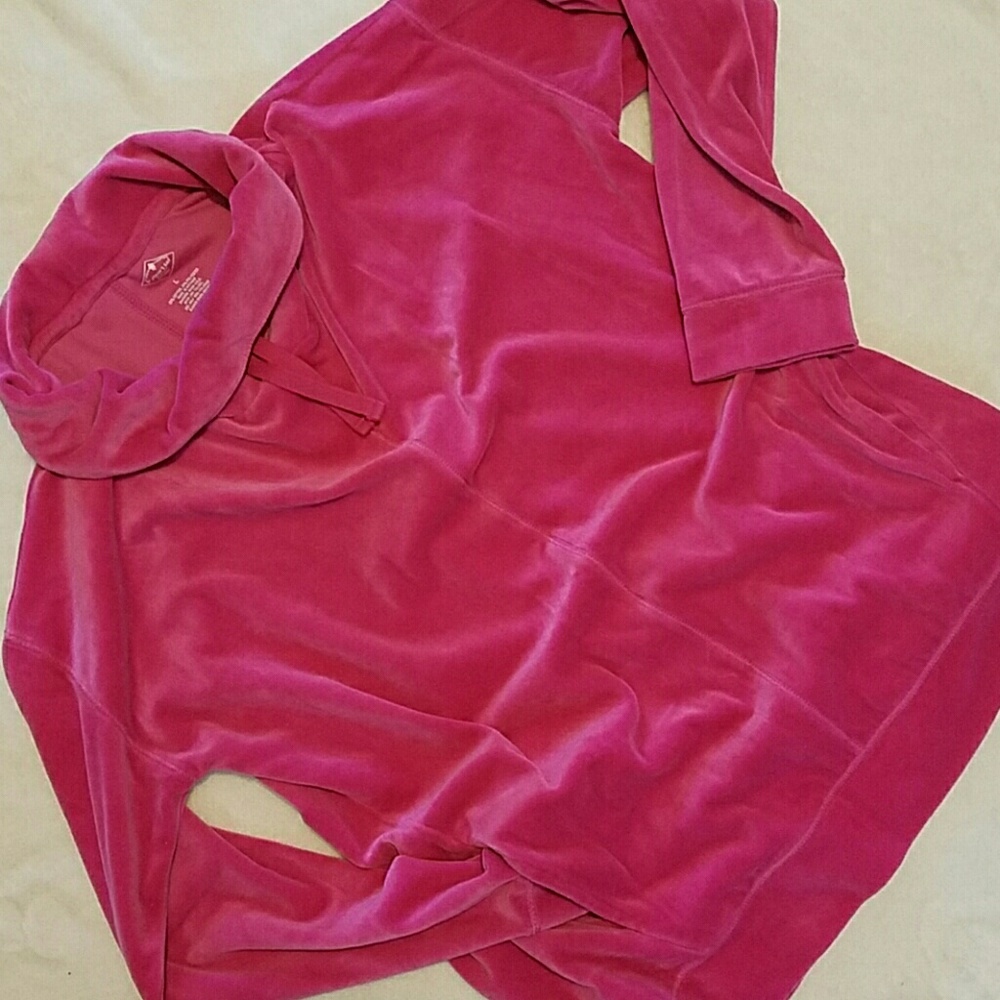 Velour sweatshirt size L