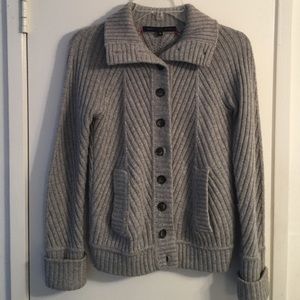 Marc by Marc Jacobs gray cardigan sweater size xs