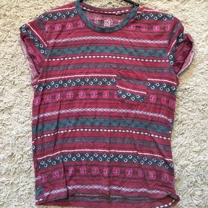 Tribal print crop top