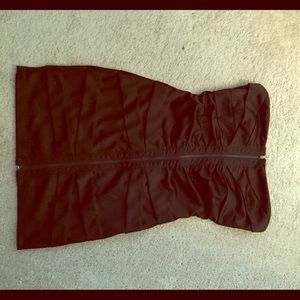 Black Bodycon Zipper dress