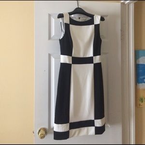 NWOT Black and white dress