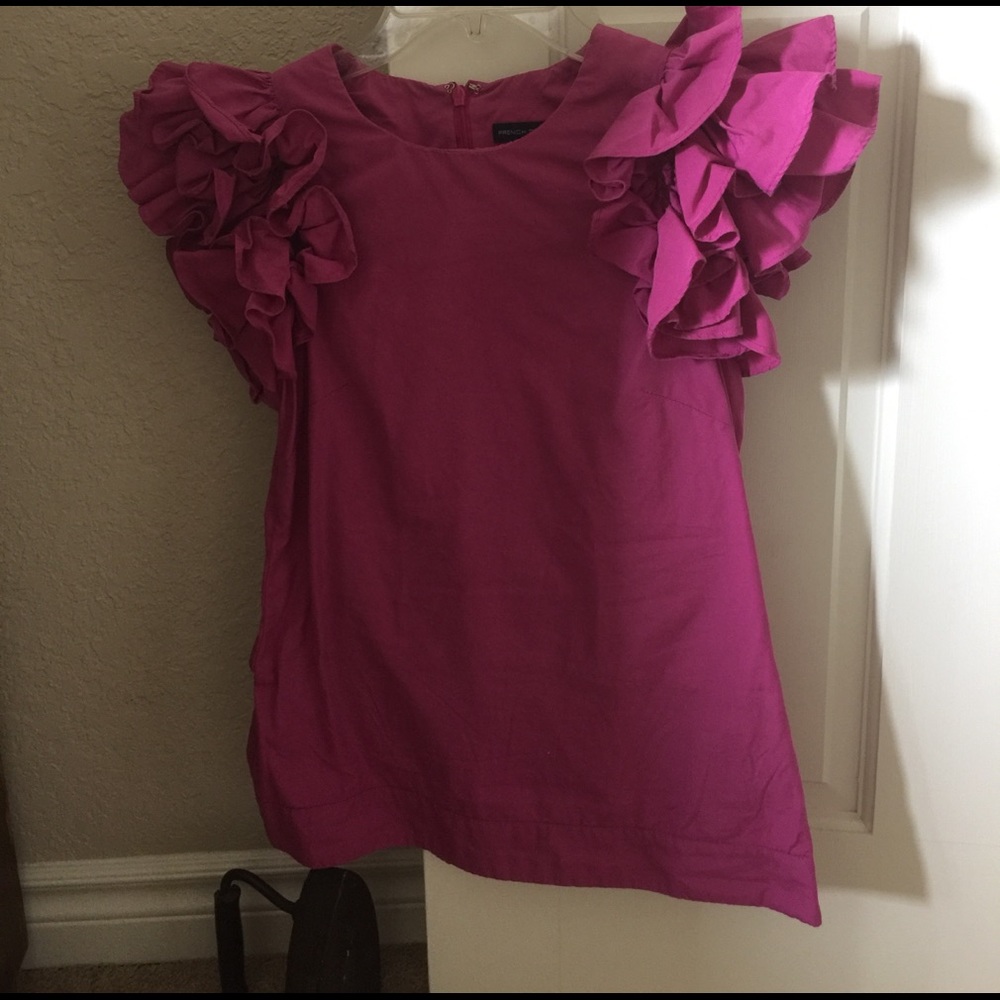 Hot pink dressy tank top