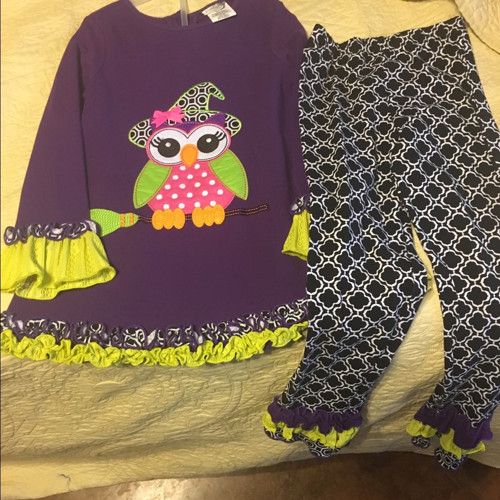 Boutique outfit girls size 8