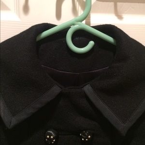 Dressy black pea coat