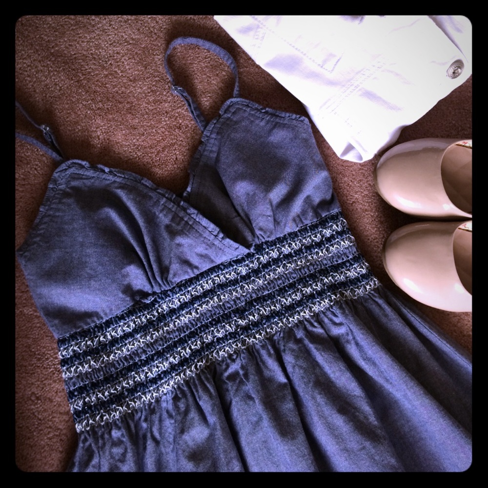 Maxi chambray sundress