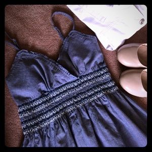 Maxi chambray sundress