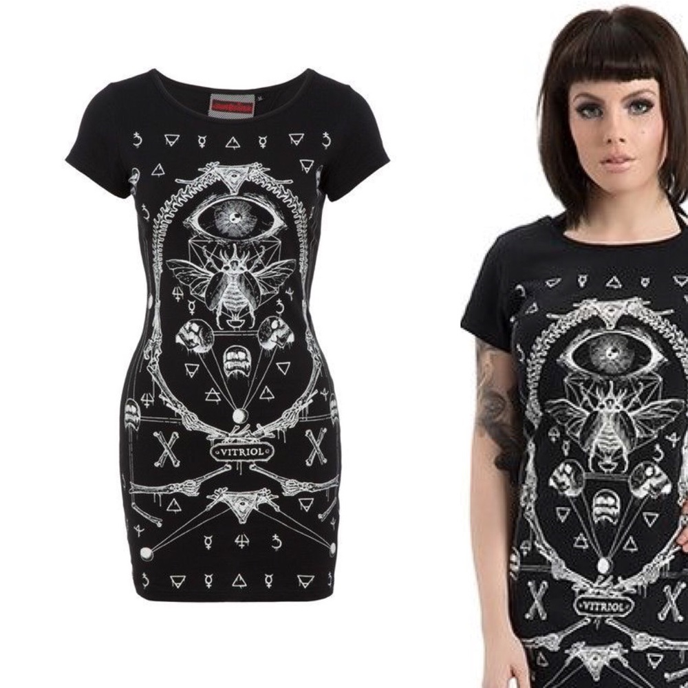 Witchy Occult Summer Dress